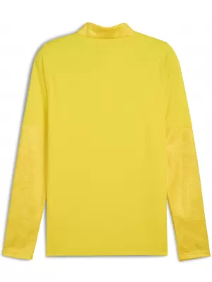 Herren -Sweatshirt PUMA TEAMCUP TRAINING 1/4 ZIP TOP 659164_07 FASTER YELLOW/ SCHNELLER GELB/PUMA SILBER