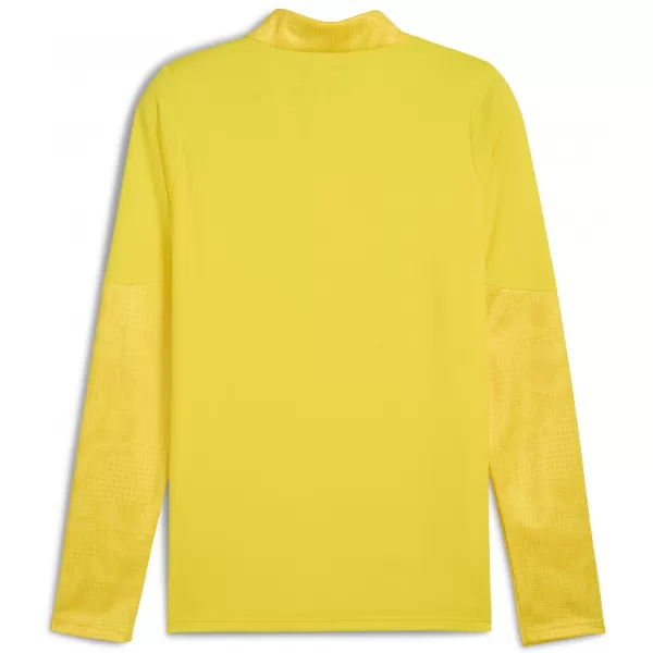  Herren -Sweatshirt PUMA TEAMCUP TRAINING 1/4 ZIP TOP 659164_07 FASTER YELLOW/ SCHNELLER GELB/PUMA SILBER 