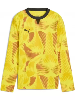 Kindertrikot PUMA TEAMTARGET GK LS JERSEY JR 706521_23 FLURO YELLOW PES / FLURO GELBE PES /PUMA SCHWARZ