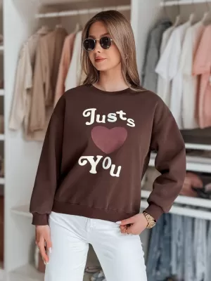 Damen Sweatshirt DSTREET JUST LOVE YOU BY1477 KARAMELL