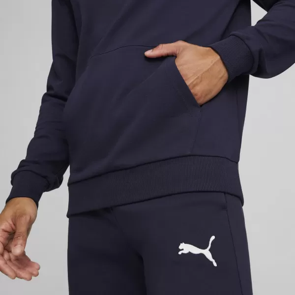  Herren -Sweatshirt PUMA TEAMGOAL CASUALS HOODY 658618_06 PUMA NAVY/PUMA WHITE 