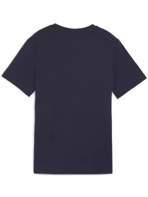 T -Shirt PUMA TEAMGOAL CASUALS TEE JR 658616_06 PUMA NAVY/PUMA WHITE