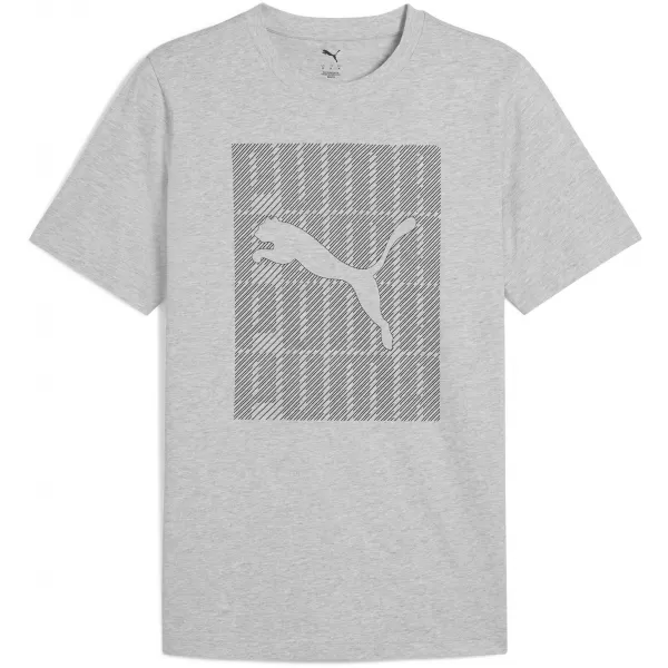  Herren-T-Shirt PUMA GRAPHICS WORDING TEE 684825_04 HELLGRAUES HEATHER 