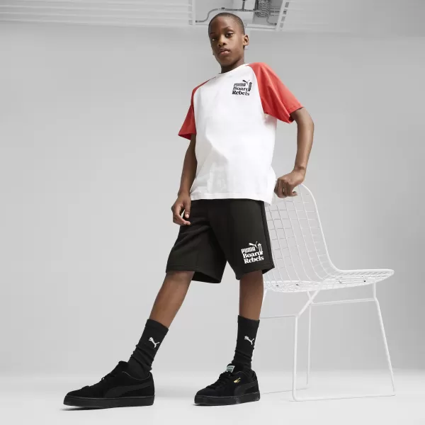  Shorts PUMA MID90S LONG SHORTS 685151_01 PUMA SCHWARZ 