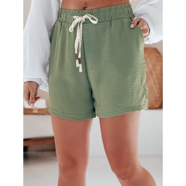  Damenshorts DSTREET NOT TOMORROW SY0448 GRÜN 