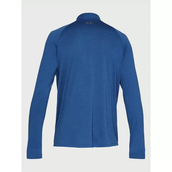  Herren-T-Shirt UNDER ARMOUR TECH 1/2 ZIP 2.0 1328495-400 BLAU 