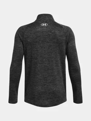 T-Shirt für Jungen UNDER ARMOUR TECH 2.0 1/2 ZIP 1363286-026 GRAU