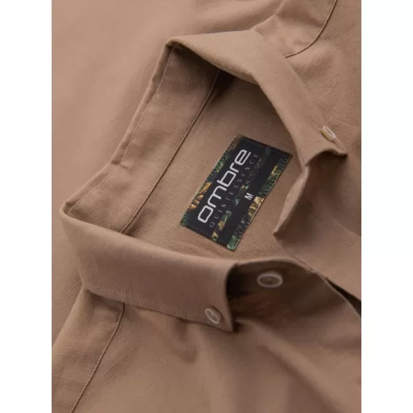  Hemd OMBRE OM-SHCS-0134 HELLBRAUN 