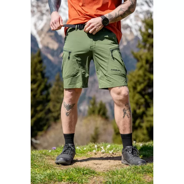  Herren -Outdoor -Shorts Norblanc NBSPM8192 Green Day Nordblanc 
