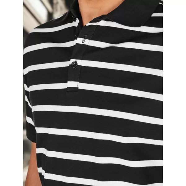  Herren t -Shirt mit einem Kragen DSTREET PX0636 SCHWARZ 