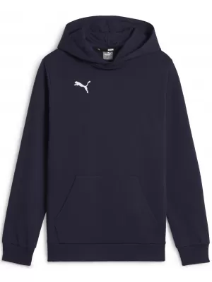 Baby Sweatshirt PUMA TEAMGOAL CASUALS HOODY JR 658619_06 PUMA NAVY/PUMA WHITE