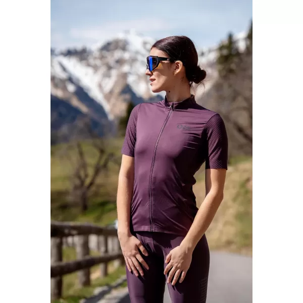  Damenradtrikot NORDBLANC MILE NBSLF8216 DUNKELVIOLETT 