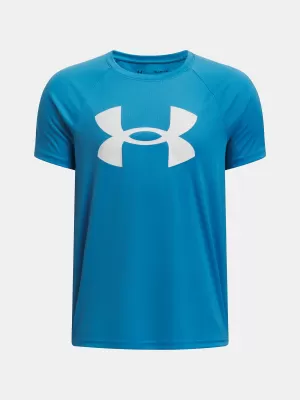 T-Shirt für Jungen UNDER ARMOUR TECH BIG LOGO SS 1363283-453 BLAU