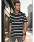 Herren t -Shirt mit einem Kragen DSTREET PX0636 SCHWARZ