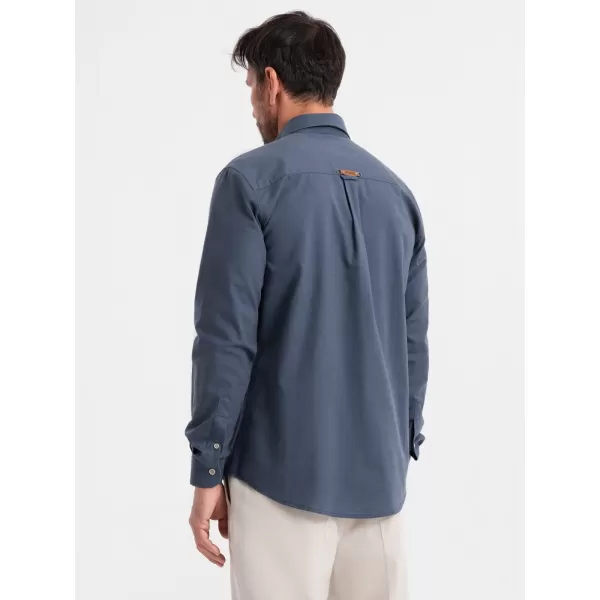  Hemd OMBRE OM-SHCS-0134 BLAU 