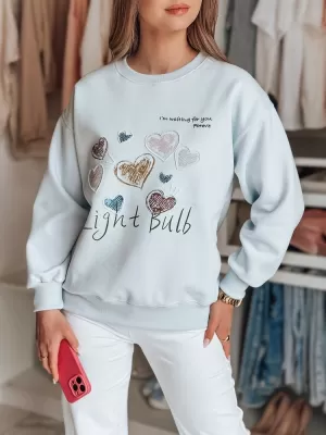Damen Sweatshirt DSTREET PINKNOTE BY1502 BLAU