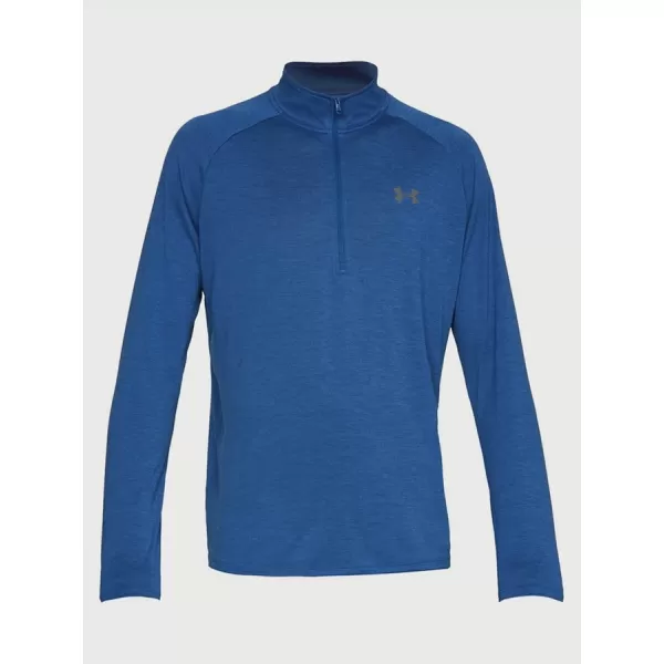  Herren-T-Shirt UNDER ARMOUR TECH 1/2 ZIP 2.0 1328495-400 BLAU 