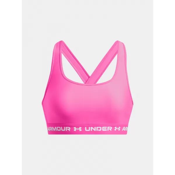  Damen-BH UNDER ARMOUR CROSSBACK MID BRA 1361034-656 ROSA 