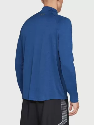 Herren-T-Shirt UNDER ARMOUR TECH 1/2 ZIP 2.0 1328495-400 BLAU