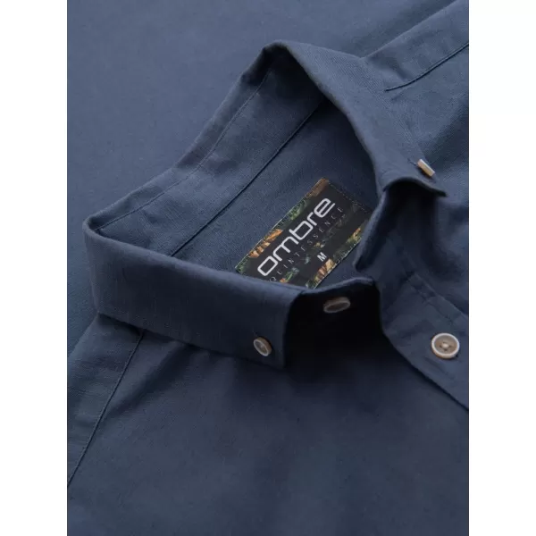  Hemd OMBRE OM-SHCS-0134 BLAU 