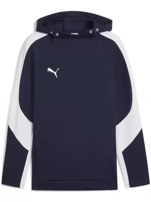 Herren -Sweatshirt PUMA TEAMEVOSTRIPE HOODY 659954_06 PUMA NAVY/PUMA SILBER