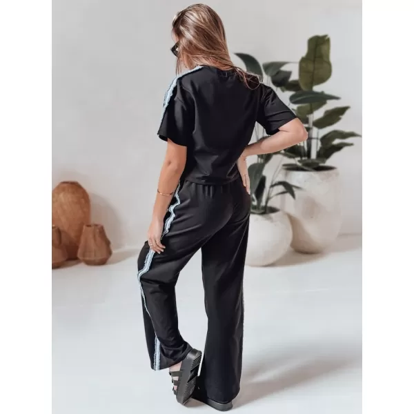  Damen DSTREET SPORT LIKE AY1146 SCHWARZ 
