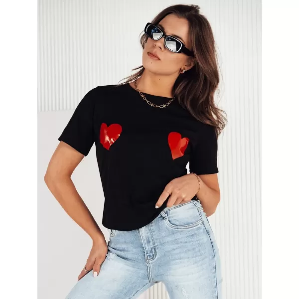  Damen-T-Shirt DSTREET PALIS RY2430 SCHWARZ 