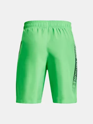 Shorts für Jungen UNDER ARMOUR WOVEN GRAPHIC SHORTS 1370178-316 GRÜN