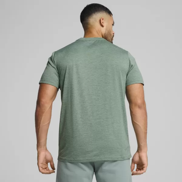  Hemd PUMA M TAD ESS HEATHER CAT TEE 525907_30 GRÜNE MOND HEATHER 