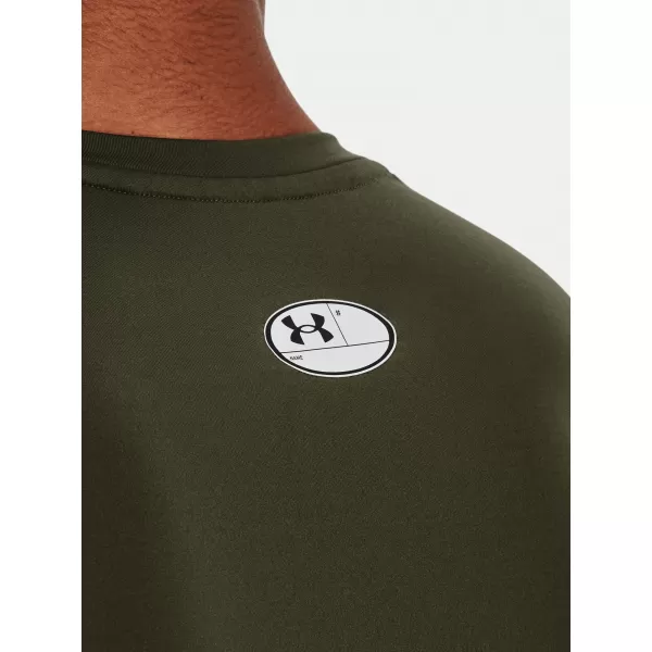  Herren-T-Shirt UNDER ARMOUR HG ARMOUR COMP SS 1361518-390 GRÜN 