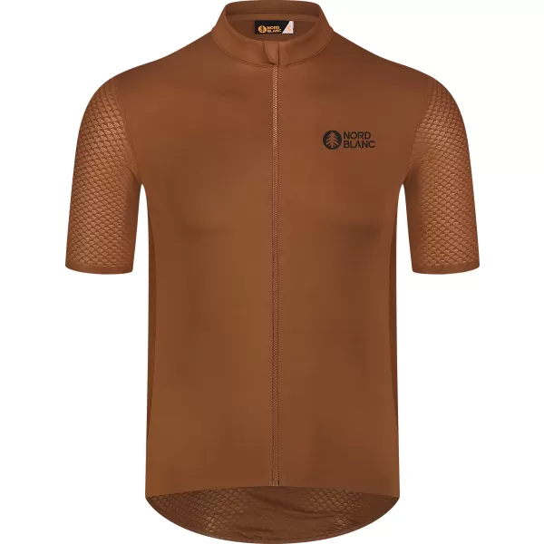  Herren -Radsporttrikot NORDBLANC WONDERMENT NBSMF8215 BRAUN 