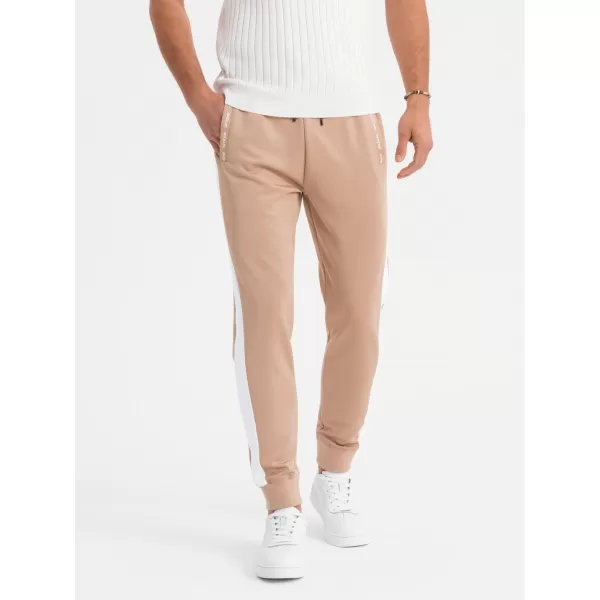  Herren -Traursanzüge OMBRE OM-PASK-0229 BEIGE 
