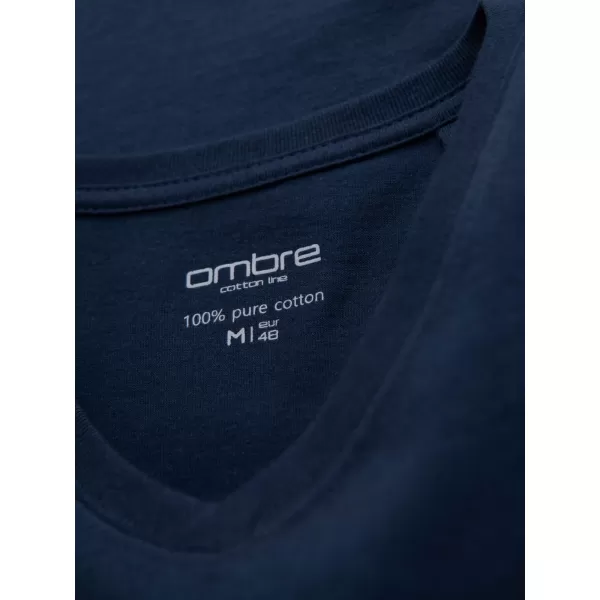  Hemd OMBRE OM-TSBS-0237 MARINEBLAU 