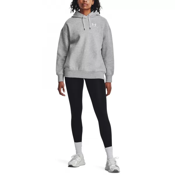  Damen-Sweatshirt UNDER ARMOUR ESSENTIAL FLC OS HOODIE 1379495-012 GRAU 