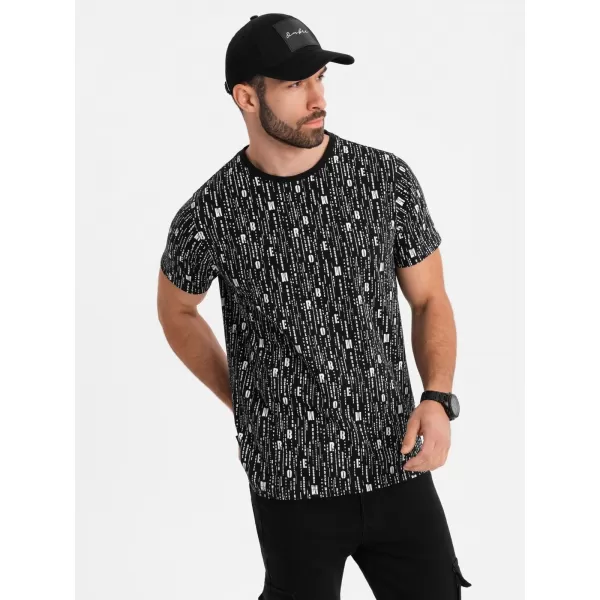  Hemd OMBRE OM-TSFP-0225 SCHWARZ 