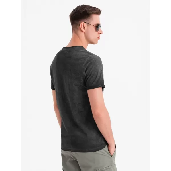  Hemd OMBRE OM-TSWT-0242 SCHWARZ 