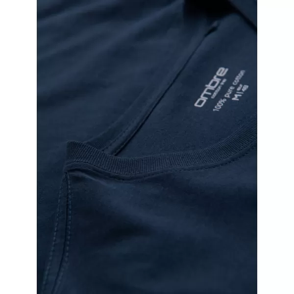 Hemd OMBRE OM-TSBS-0236 MARINEBLAU 