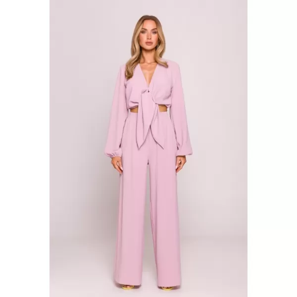 Crop-Top für Damen MOE M861 KREPPROSA 