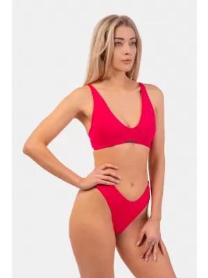 Triangel-Bralette-Bademode mit Polstern – Top 457 PINK Nebbia