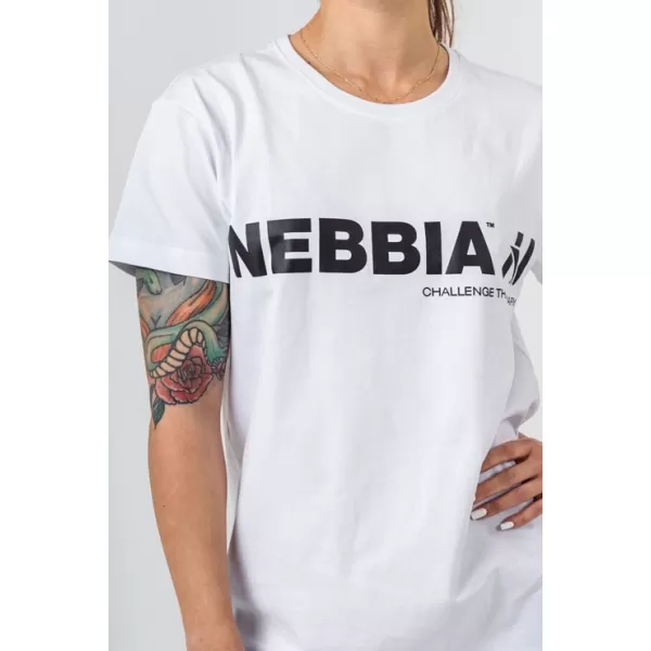  T-Shirt GYM ESSENTIALS 380 WHITE Nebbia 