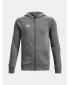 Jungen-Sweatshirt UNDER ARMOUR RIVAL FLEECE FZ HOODIE 1379794-025 GRAU