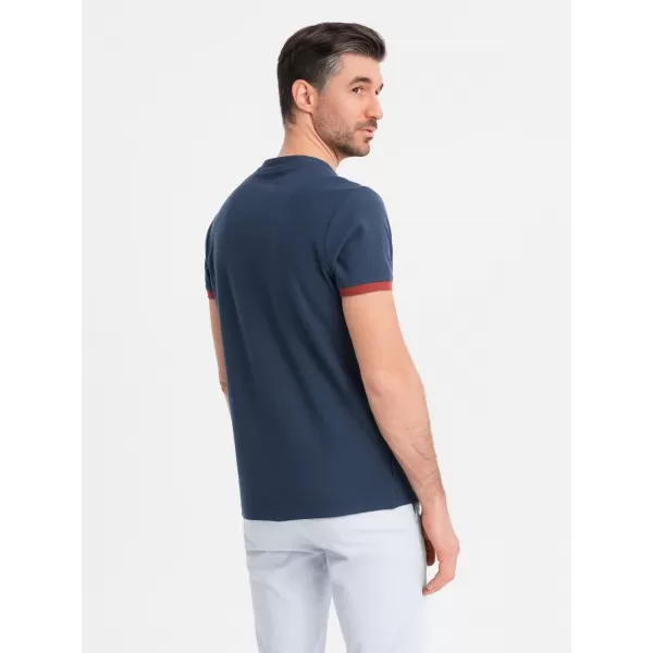  Hemd OMBRE OM-TSCT-0198 MARINEBLAU 