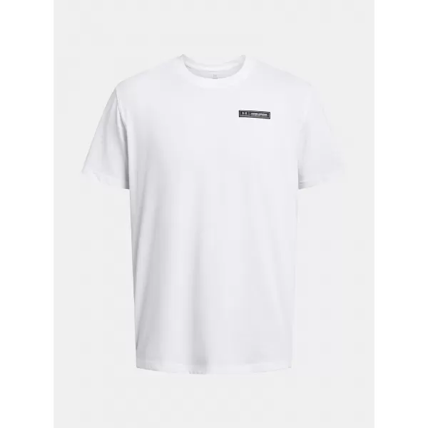  Herren-T-Shirt UNDER ARMOUR HW ARMOUR LABEL SS 1382831-100 WEIß 