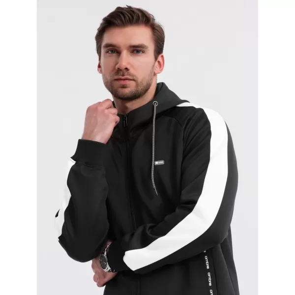  Herren -Sweatshirt OMBRE OM-SSZP-0210 SCHWARZ 