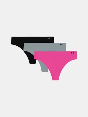 Damenhöschen UNDER ARMOUR PURE STRETCH NS THONG (3KS) 1383893-652 ROSA