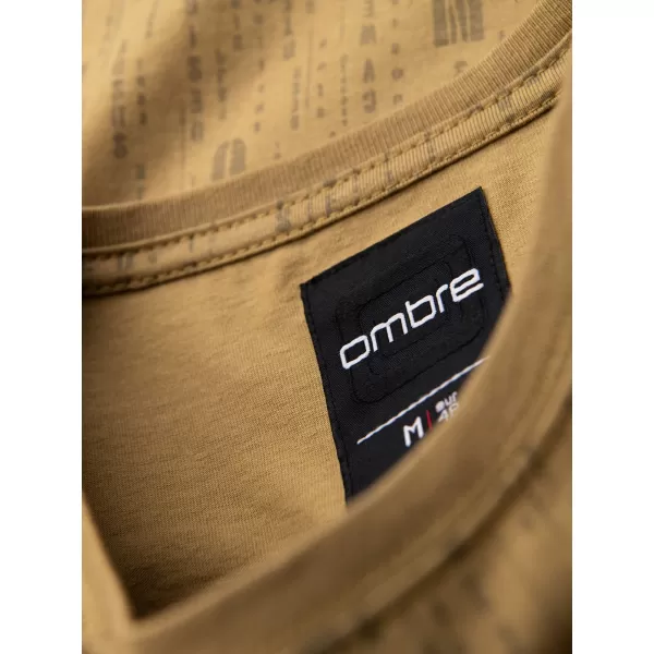  Hemd OMBRE OM-TSFP-0225 DUNKLE OLIVE 