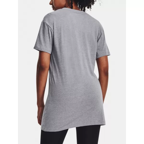  Damen-T-Shirt UNDER ARMOUR W EXTENDED SS NEW 1383429-035 GRAU 