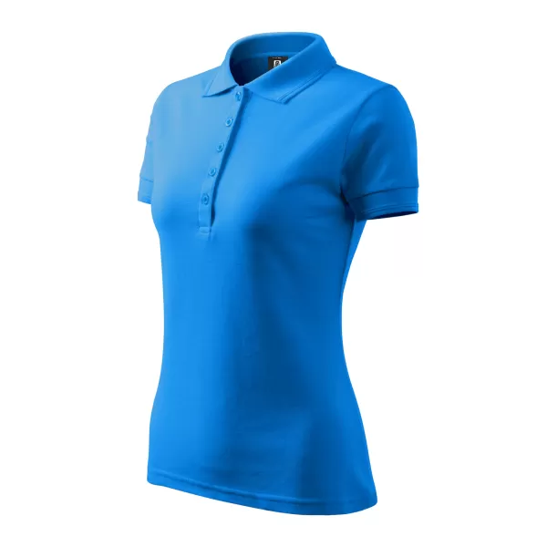  Damen-T-Shirt mit Kragen ALTISPORT NoPrint NP/ALW012 SCHNORCHEL BLAU 