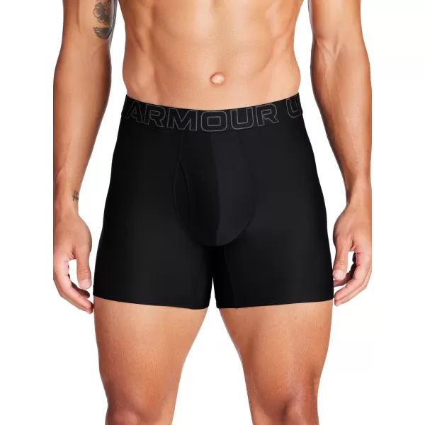  Herren-Boxershorts UNDER ARMOUR M PERF TECH 6IN (1KS) 1383849-001 SCHWARZ 