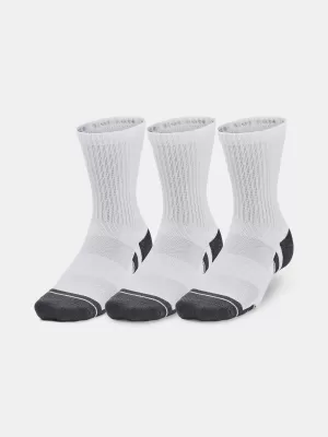 Socken UNDER ARMOUR PERFORMANCE COTTON 3P MID 1379530-100 WEIß